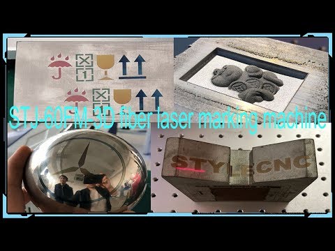 3D Fiber Laser Engraver with Rotary Attachment for Sale