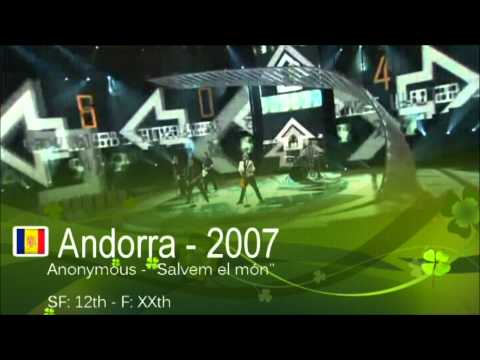 Andorra in Eurovision - All Entries [HD] (2000-2013)