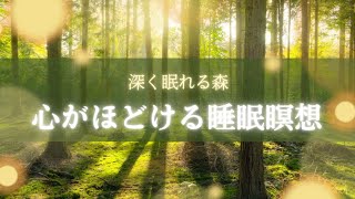 深く眠れる森の瞑想｜不安やストレスを手放し穏やかな眠りへ【睡眠用・リラックス】
