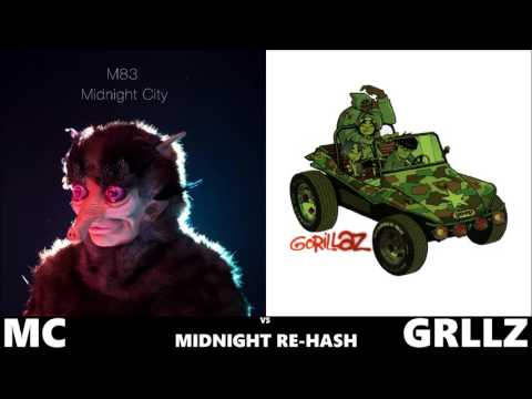 Midnight Re Hash (M83 / Gorillaz - Mashup)