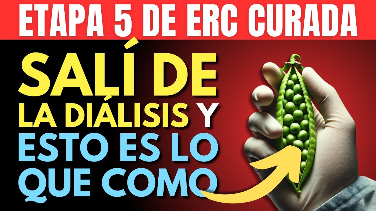 ✅¿Diálisis renal? ¡No, gracias! ¡Esto es lo que como en su lugar! (en la etapa 5)
