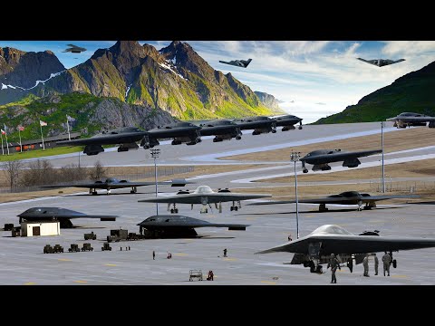 U.S Air Force B-2 Spirit Bombers Deploy to Base on Training Mission to Resolve Underground Conflicts