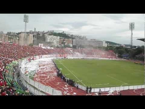 "IFO CARACAS FC VS tochira 06-05-2012 - BARRA DE LOS DEMONIOS ROJOS" Barra: Los Demonios Rojos • Club: Caracas