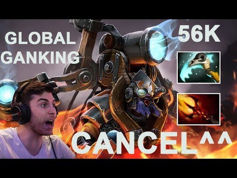 CanceL^^  [Tinker] Global Ganking With Spirit Breaker So Imba Dota2 7.22