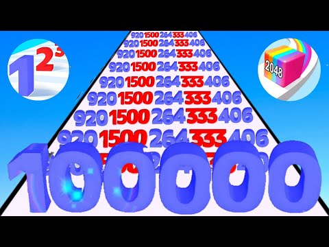 Number Master Vs Jelly Run 2048 (New Update) Infinity Level Gameplay