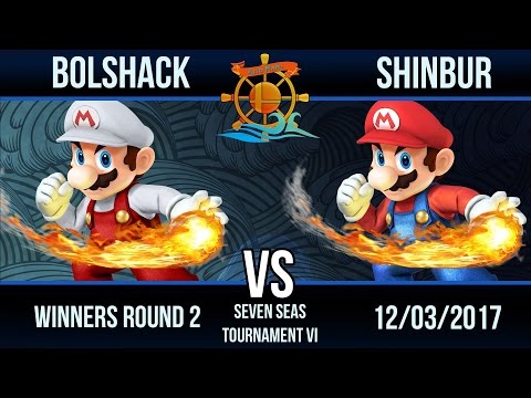 Seven Seas Tournament 6 - Bolshack (Fire Mario) vs Shinbur (Mario) - Winners Round 2