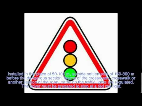 Road sign traffic signalization for Dummies