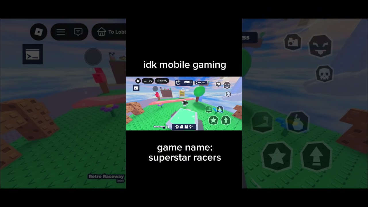 superstar racers gaming (peak game btw) #roblox #nobatidao #superstarracers #gaming #fyp