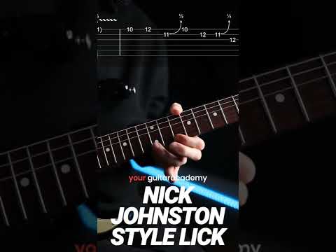 Try This Nick Johnston Style Lick! #guitarlesson