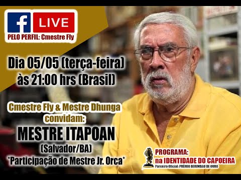 37ª LIVE NA IDENTIDADE DO CAPOEIRA - MESTRE ITAPOAN