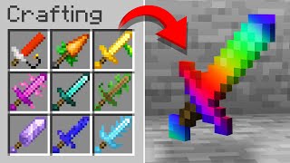 Minecraft but there are Custom Swords…