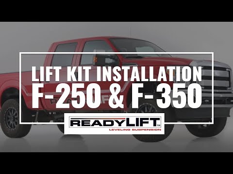 Installing a ReadyLift Lift kit on a Ford F-250 and F-350 Pickup Trucks