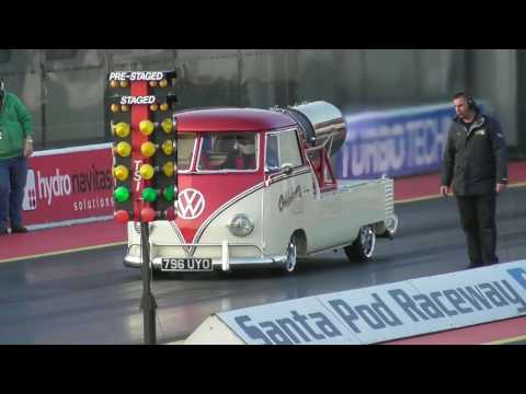 Early run at Santa Pod