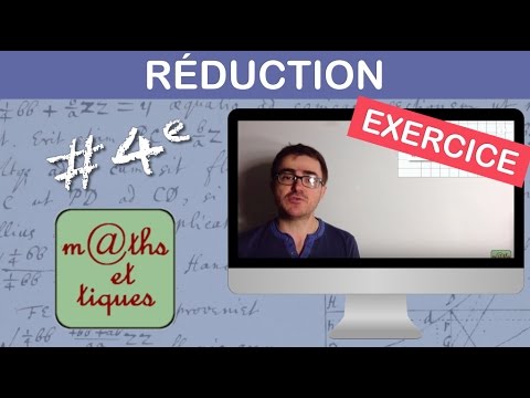 EXERCICE : Réduire une expression - Quatrième