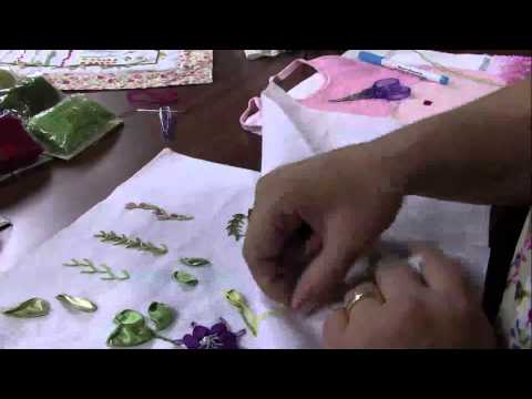 Mulher.com 10/04/2013 Valéria Soares - Bordado em ponto rococo  Parte 1