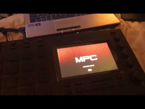Akai MPC LIVE - How to put MPC Live into Update Mode -  Updating Software to MPC 2.2.0