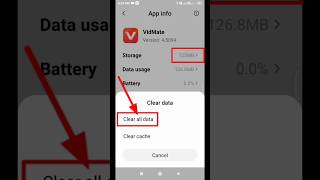 Download lagu How to  clear cached data vidmate 😱 #youtube 😱 #shorts #videos #viral #trending #impossible 😱 mp3