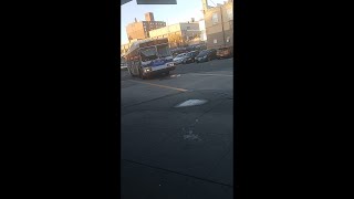 Brooklyn, New York to Queens, New York - Q8 Bus Full Route - Hybrid Electric Bus - Orion VII HEV