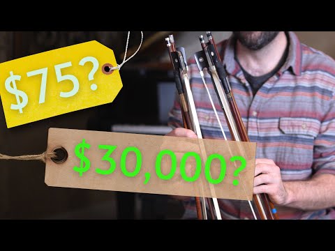 $75 to $30,000 CELLO BOW (Can you hear the difference?)