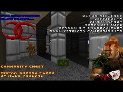 DWMegawad Club Playthrough: Community Chest (+MIDI Pack) - MAP03 - Ground Floor