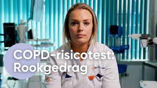 Why can't I indicate in the COPD risk test that I have quit smoking?