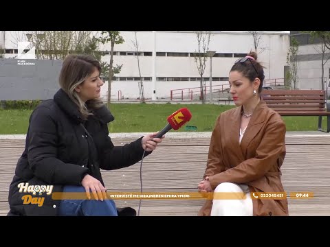 Intervistë me dizajnerën Emira Ymeri | Emisioni Happy Day