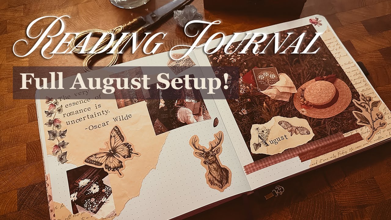August Reading Journal - Full Setup