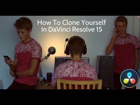 How to clone yourself in DaVinci Resolve 15!