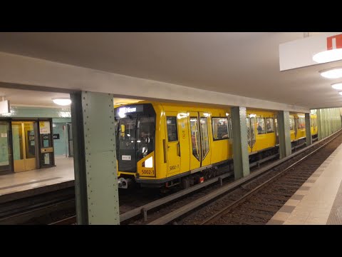 U-Bahn Berlin Mitfahrt von Rathaus Steglitz bis Osloer Straße im H97 auf der U9