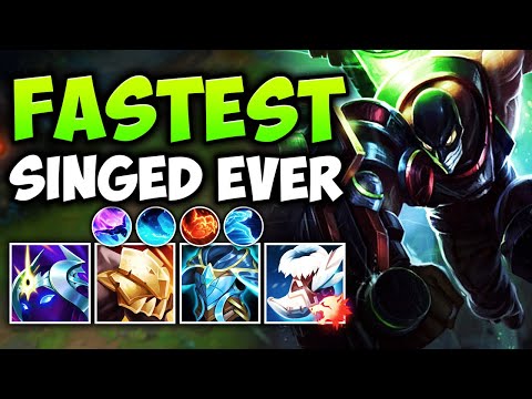 SEASON 12 SINGED IS A LITERAL CHEAT CODE! (2000 Movement Speed) - League of Legends