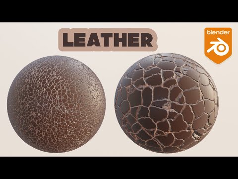 Blender tutorial Leather Material
