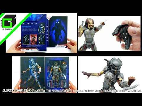 THE PREDATOR Ultimate Action Figure TOY REVIEW Unboxing FUGITIVE PREDATOR by NECA from GAMESTOP