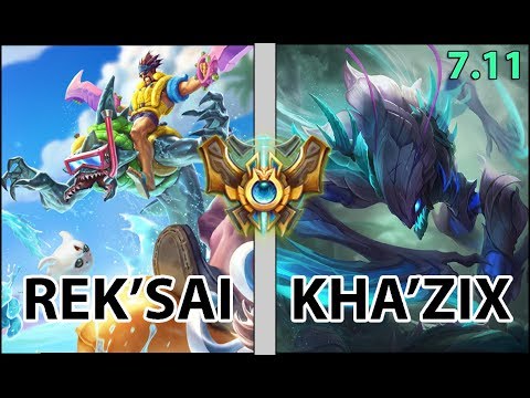bbq OLIVERS Bless - Rek'Sai vs Kha'Zix Jungle - Patch 7.11