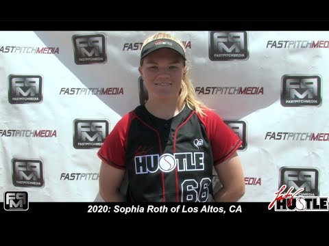 2020 Sophia Roth Pitcher and First Base Softball Skills Video - Lady Hustle Scherer