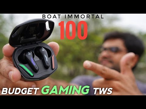 Thumbnail for This Gaming Earbuds Under 1000 is a Budget Killer 🔥🔥 boAt Immortal 100 True Wireless Earbuds ⚡⚡
