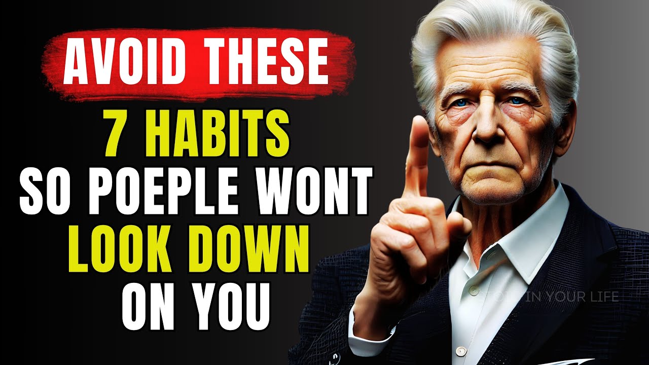 7 Terrible Habits That Instantly Make People Disrespect You—Stop These NOW! Stoicism