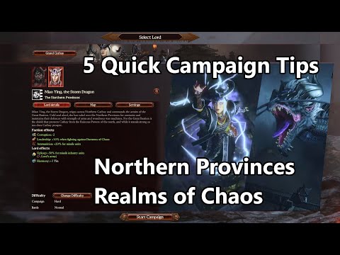 5 Quick Northern Provinces Campaign Tips (Realm of Chaos campaign - Total War: Warhammer III)
