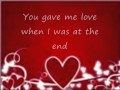 You Needed Me Boyzone lyrics YouTube 