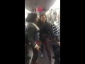 Train Fight, NYC !!! 