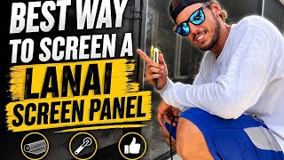 Best Way to Screen a Screen Lanai Panel