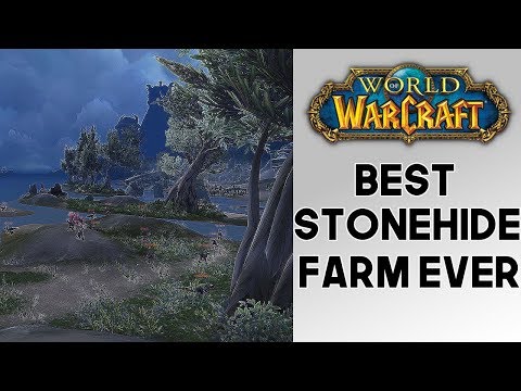 World of Warcraft SUPER Good Gold Farm In Legion!! Best Stonehide Leather Farm!! (8.0) (8.0.1)