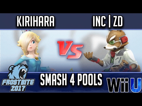 Frostbite 2017 SMASH 4 POOLS - Kirihara (Rosalina) vs InC | ZD (Fox)
