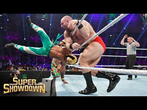 Lars Sullivan unleashes his fury on Lucha House Party: WWE Super ShowDown 2019