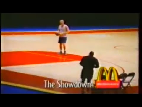 The Showdown Micheal Jordan Vs. Larry Bird McDonald’s Super Bowl Commercial #mcdonalds #superbowl 