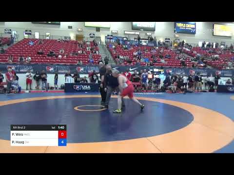 78 Lbs Rr Rnd 2 - Peter Wirs, The Pennsylvania Wrestling Club, Inc. Vs Peter Haag, Chicago Wrestli