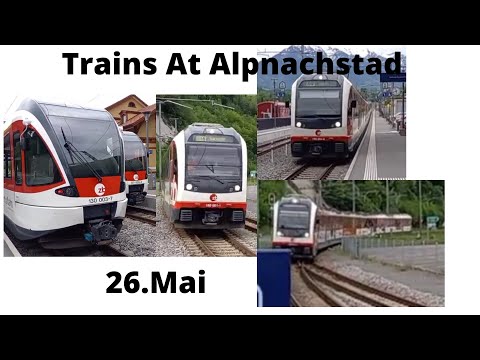 Trains At Alpnachstad (IR, S5, S55, Spatz, Fink, Adler)