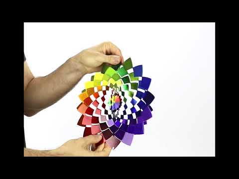 VP Home Rainbow Flower Wind Spinner by Dawhud Direct