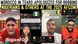 Download lagu DISASTER‼️😭 MOROCCO🇲🇦 IN TEARS APOLOGIZES FOR ROBBING NIGERIA & OTHERS AT THE AFCON!  mp3