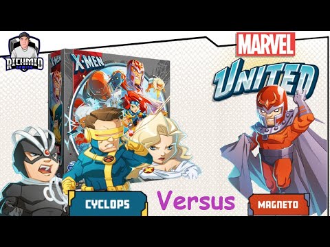 Marvel United: X-Men - Core Box Playthrough versus Magneto