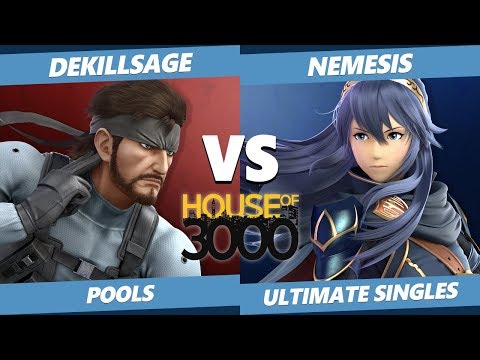 Xeno 200 Pools - dekillsage (Snake) Vs. Nemesis (Lucina) Smash Ultimate - SSBU